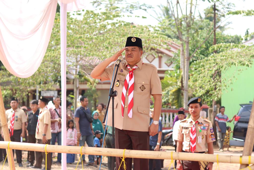 Apel Besar HUT Pramuka ke-62 tahun 2023 Kwartir Cabang Lampung Tengah